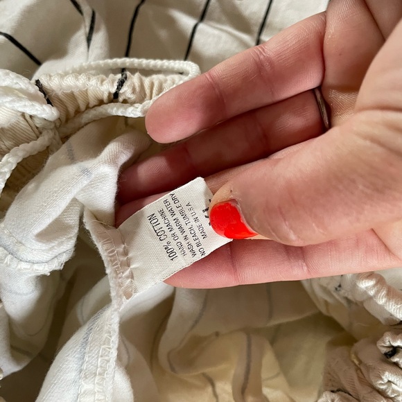 Vtg RAIDERS LA era shorts cotton L-XL pinstripes - Picture 4 of 4